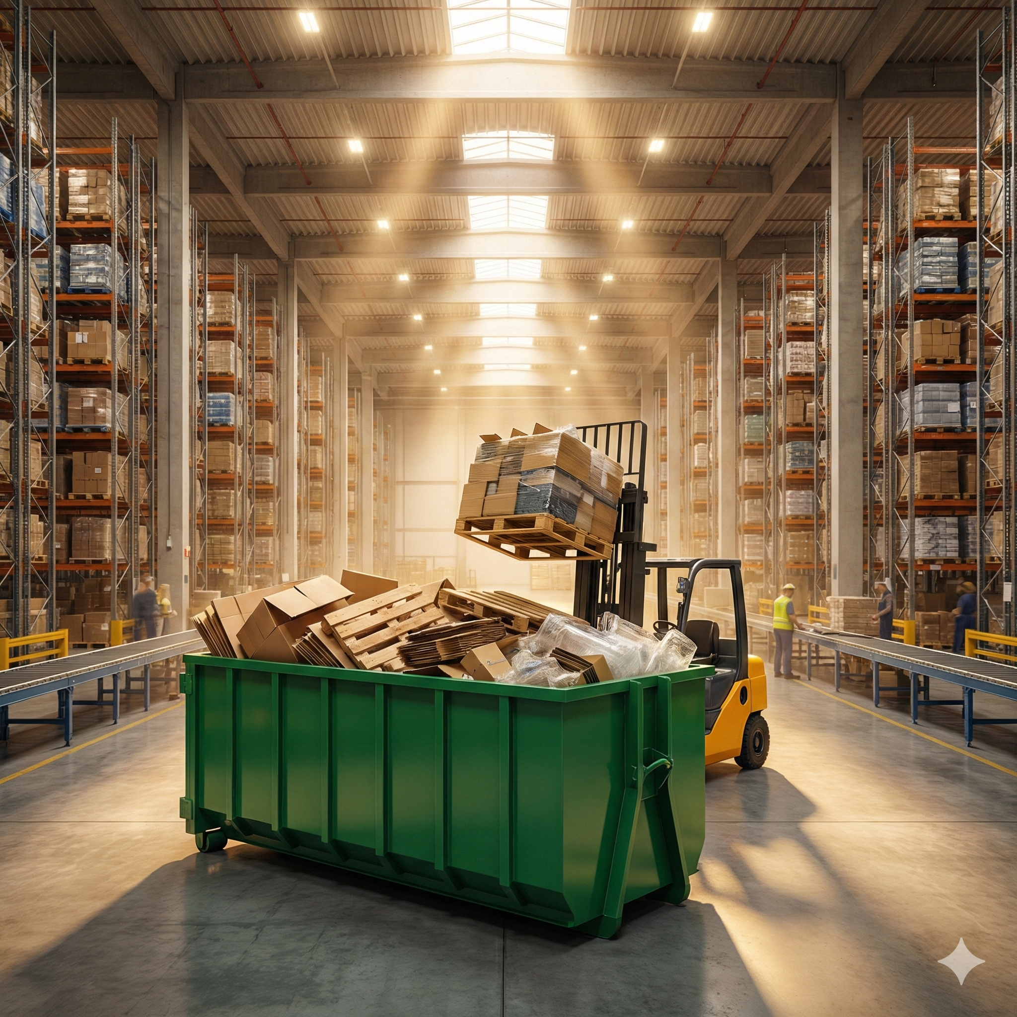 Sewa tong RORO murah for manufacturing and industrial factory waste in Selangor